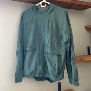 Lululemon army green running jacket